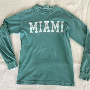 Miami Ohio Long Sleeve T-Shirt Size S